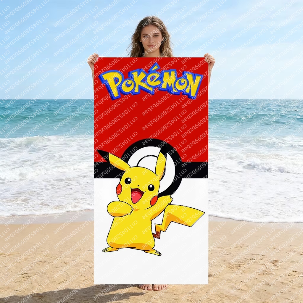 Cute Pokemon Beach Towel Quick - Herbal Yoga 리뷰 및 가격