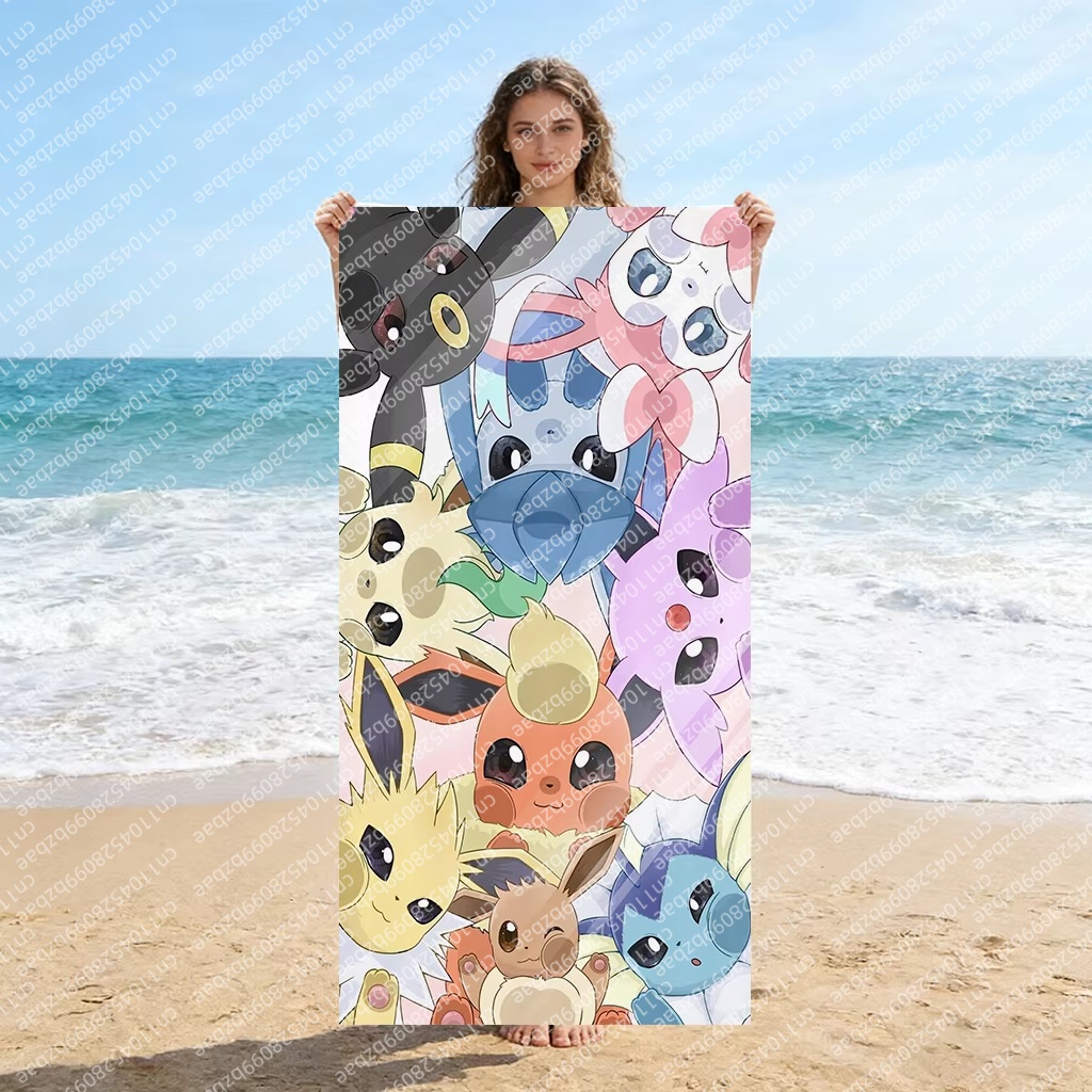 Cute Pokemon Beach Towel Quick - Herbal Yoga 리뷰 및 가격