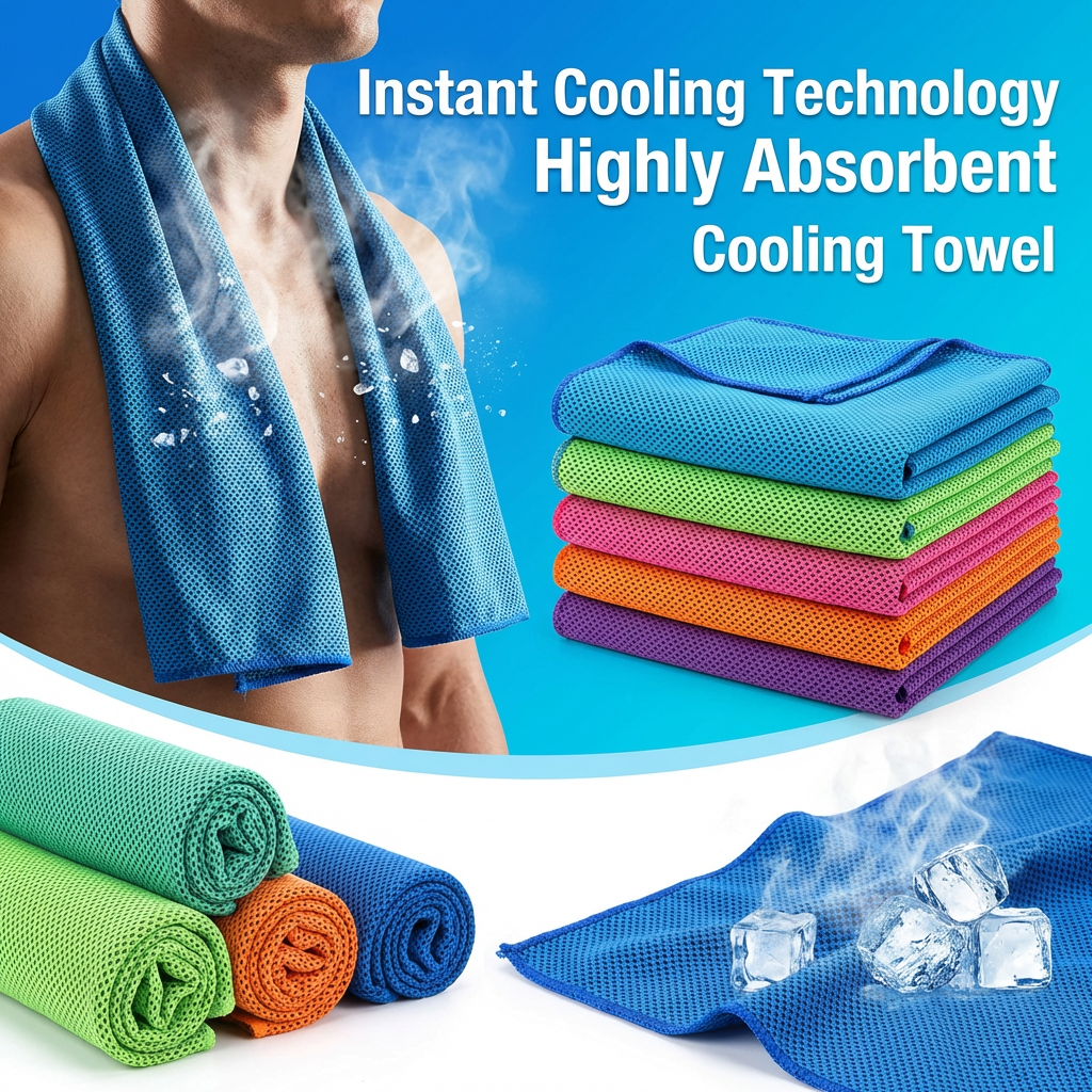 1Pcs Cooling Towel with EVA Bo - Herbal Yoga 리뷰 및 가격