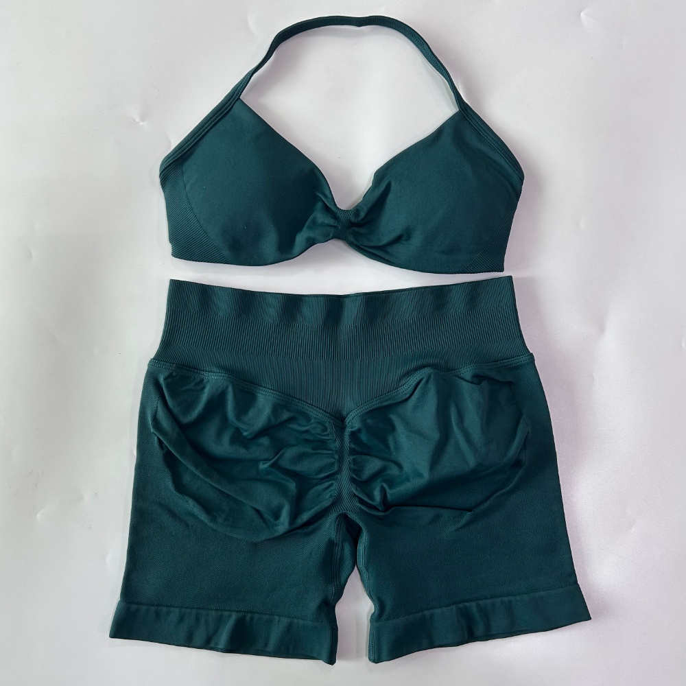 Ruched Seamless Yoga Set for W - Herbal Yoga 리뷰 및 가격