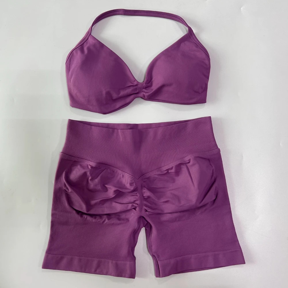 Ruched Seamless Yoga Set for W - Herbal Yoga 리뷰 및 가격