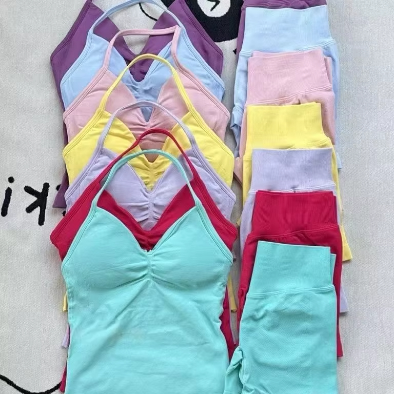 1-2 Pieces Gym Set Women Backl - Herbal Yoga 리뷰 및 가격
